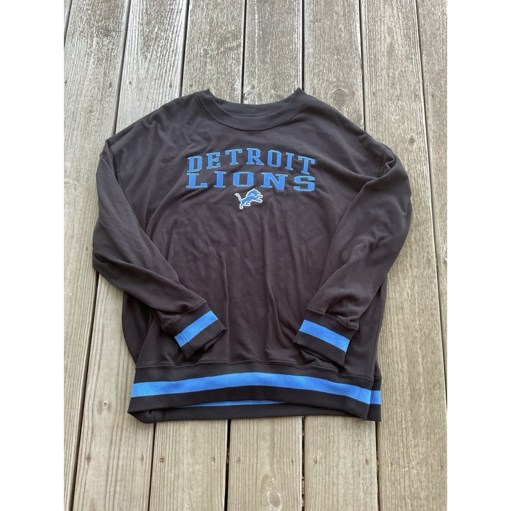 NFL Detroit Lions Women's Crew Neck Sweater XL Extra Large